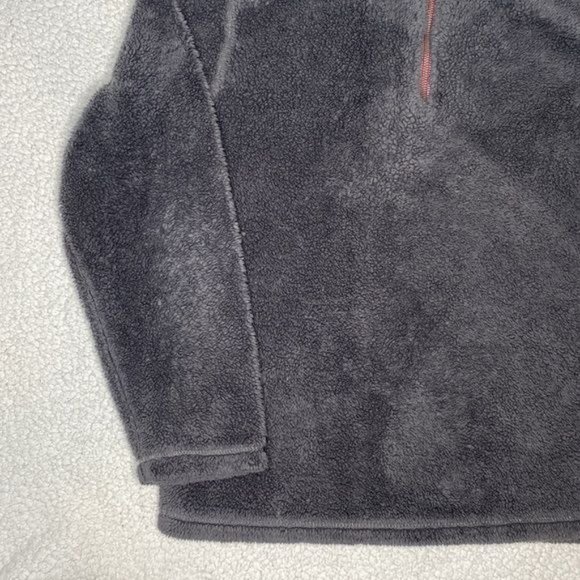 True Grit Gray Fleece 1/4 Zip Pullover: Size Small - Picture 5 of 11